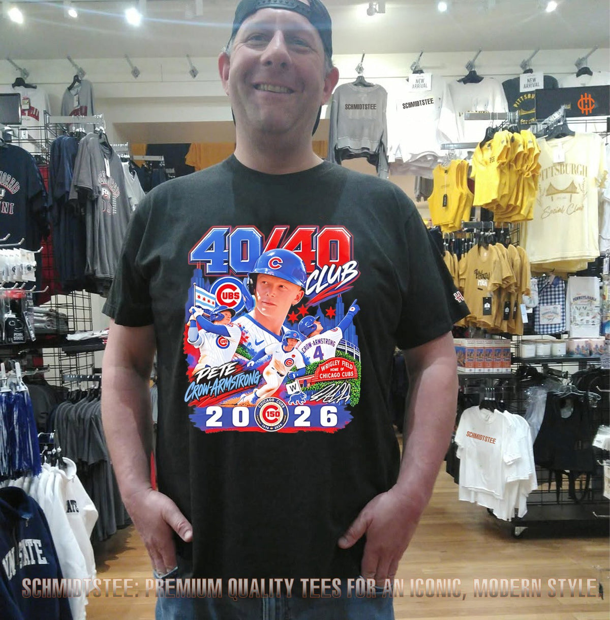 Pete-Crow Armstrong Chicago Cubs baseball 40-40 Club 2026 shirt