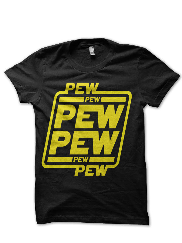 Pew Pew Pew Black T-Shirt Hoodie, Sweatshirt | CoreVibeTees.com