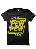 Pew Pew Pew Black T-Shirt Hoodie, Sweatshirt | CoreVibeTees.com