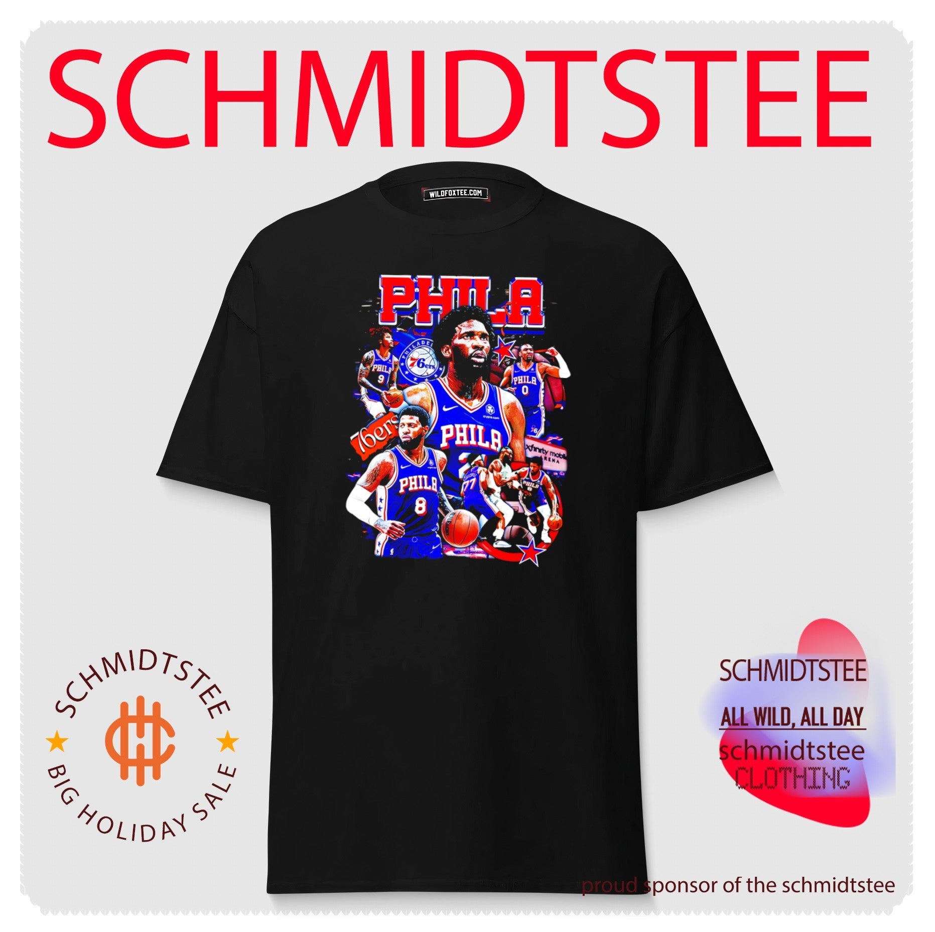Philadelphia 76ers basketball team graphic shirt