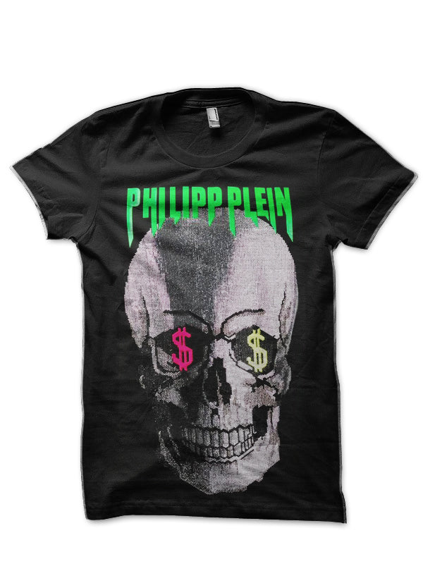 Philipp Plein Skull Black T-Shirt Hoodie, Sweatshirt | CoreVibeTees.com
