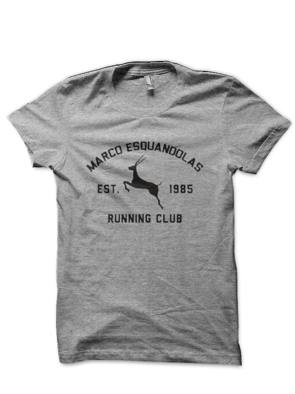 Marco Esquandolas Running Club Grey T-Shirt Hoodie, Sweatshirt | CoreVibeTees.com