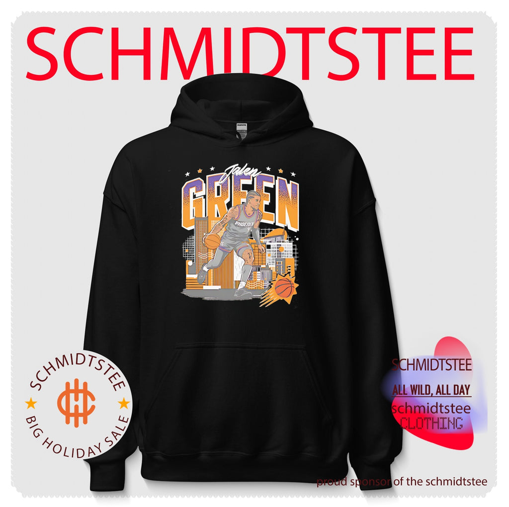 Phoenix Suns Jalen Green number 4 skyline shirt