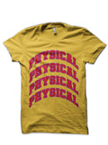 Physical Dua Lipa Yellow T-Shirt Hoodie, Sweatshirt | CoreVibeTees.com