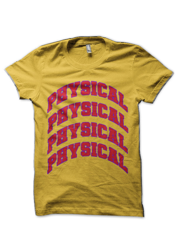 Physical Dua Lipa Yellow T-Shirt Hoodie, Sweatshirt | CoreVibeTees.com