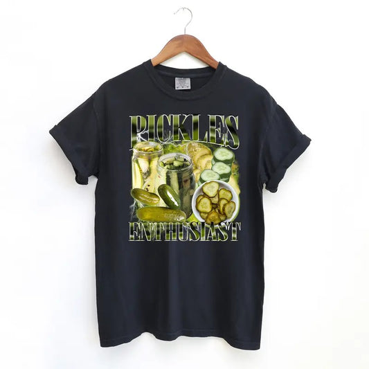 Pickle Enthusiast Tshirt, Funny Pickle Comfort Colors Shirt, Funny Meme Tshirt, Vintage Graphic Tee