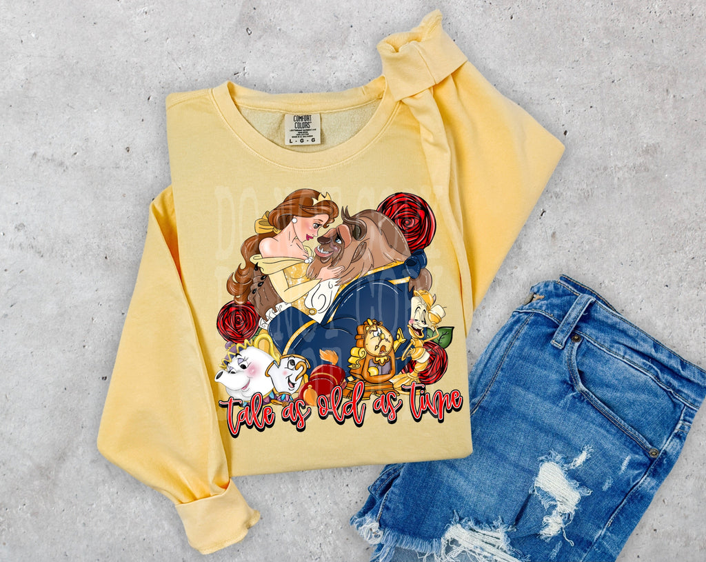 TALE AS OLD SWEATSHIRT T-Shirts, Hoodie | CoreVibeTees.com (Image 1)