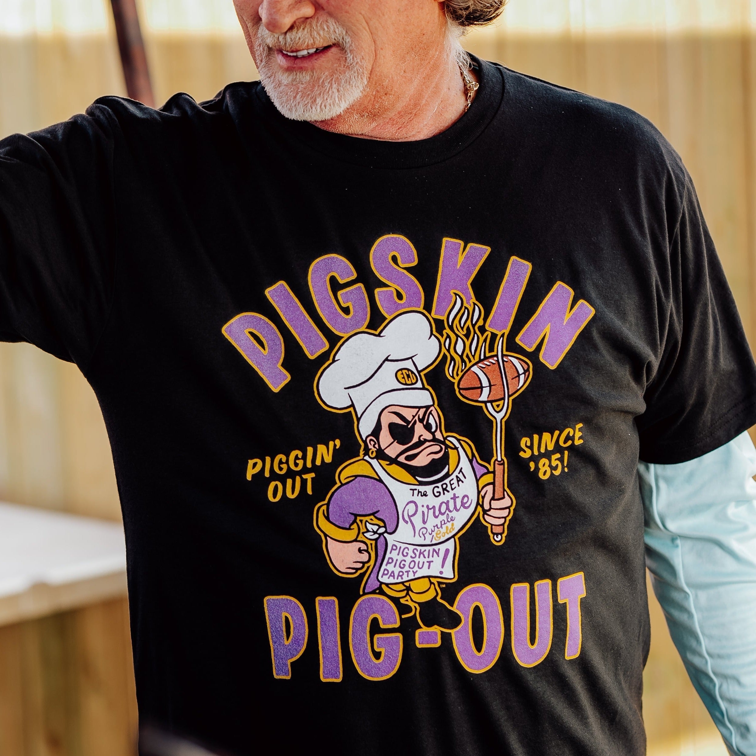 East Carolina Pirates 2024 Pigskin Pig-Out Tee Style001 Hoodie, Sweatshirt | CoreVibeTees.com (Image 2)