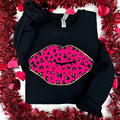Pink Leopard Lips Patch Sweatshirt T-Shirts, Hoodie | CoreVibeTees.com