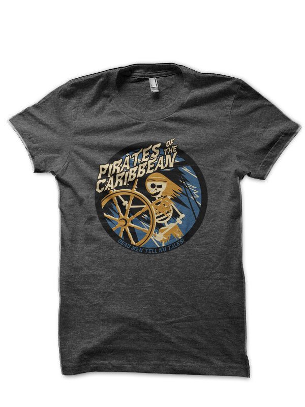 Pirates Of The Caribbean Charcoal Grey T-Shirt Hoodie, Sweatshirt | CoreVibeTees.com