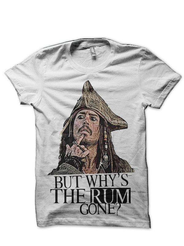 Pirates Of The Caribbean White T-Shirt Hoodie, Sweatshirt | CoreVibeTees.com