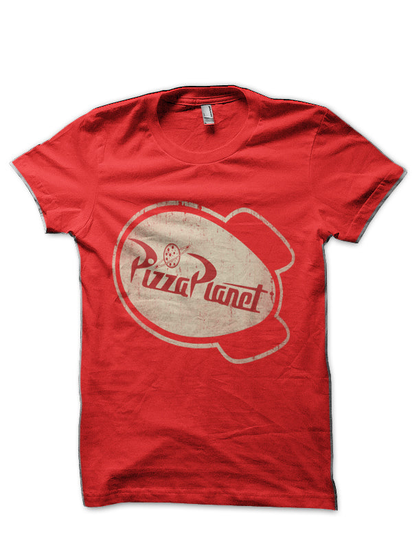 Pizza Planet Red Half Sleeve T-Shirt Hoodie, Sweatshirt | CoreVibeTees.com