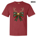 Plaid Antler Bow Comfort Colors T-Shirt 'NLB' Hoodie, Sweatshirt | CoreVibeTees.com