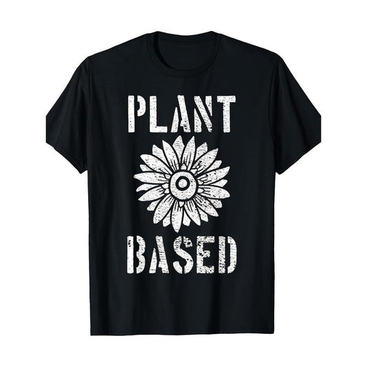 Plant  100% Cotton T-shirt sunflower T-shirt Made in USA