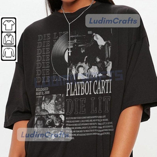Playboi Carti Music Rap Shirt, Dye Lit Album Tee, Antagonist Tour 90s Vintage Shirt, Playboi Carti Fan Merch