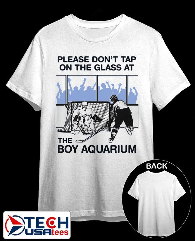 Please don’t tap on the glass at the Boy Aquarium shirt