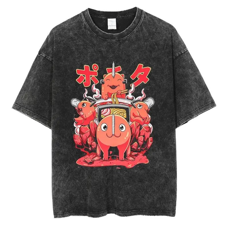 Pochita Energy Anime Shirt, Birthday Gift, Anime Gift, Anime Lover Gift Sweatshirt, Hoodie, Comfort Colors