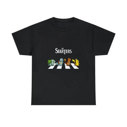 Pokemon Anime Graphic Tshirt, The Starters Shirt, Cute Pokemon Shirt, Pikachu Shirt , Anime Shirt, Manga Shirt, Graphic Tee Menswear Top Underwear Streetwear Crewneck Round Neck Tropical Shortsleeve
