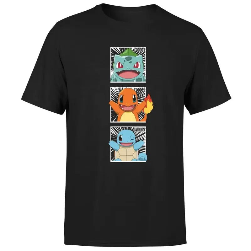 Pokemon Generation 1 Intro Men's T-Shirt, Pokemon T Shirt, Anime T Shirt, Anime Pokemon T-Shirt, Anime Merch, Gift for Fan, Gift for Him, Gift for Her Menswear Top Underwear Streetwear