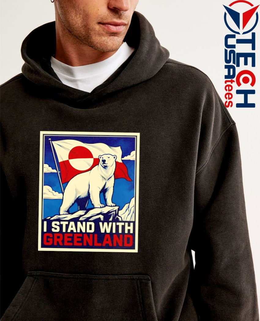 Polar Bear I stand with Greenland Hope shirt