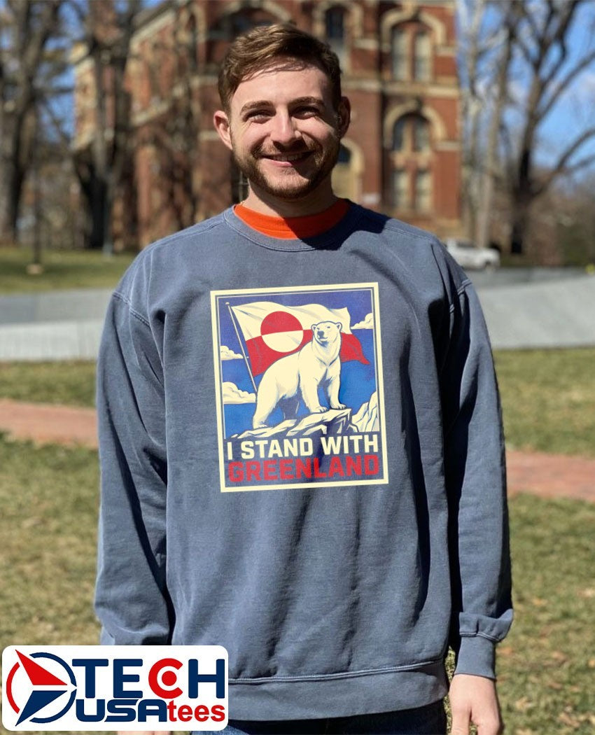 Polar Bear I stand with Greenland Hope shirt