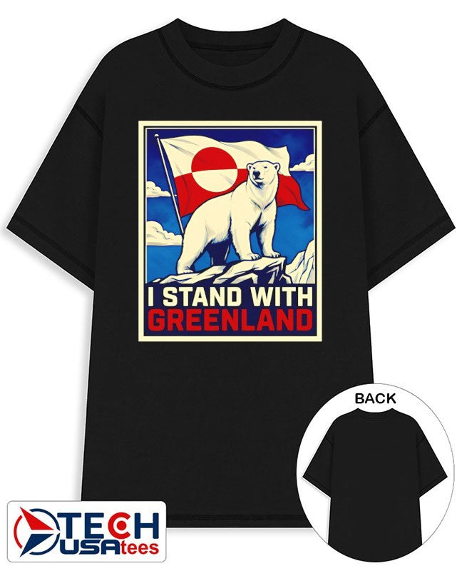 Polar Bear I stand with Greenland Hope shirt