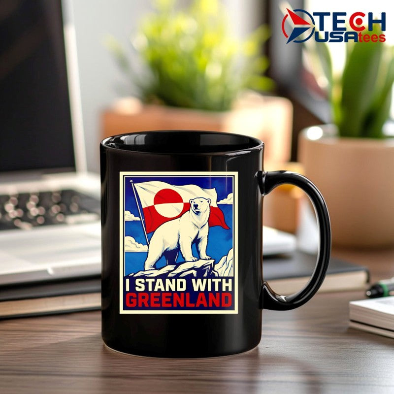 Polar Bear I stand with Greenland Hope shirt