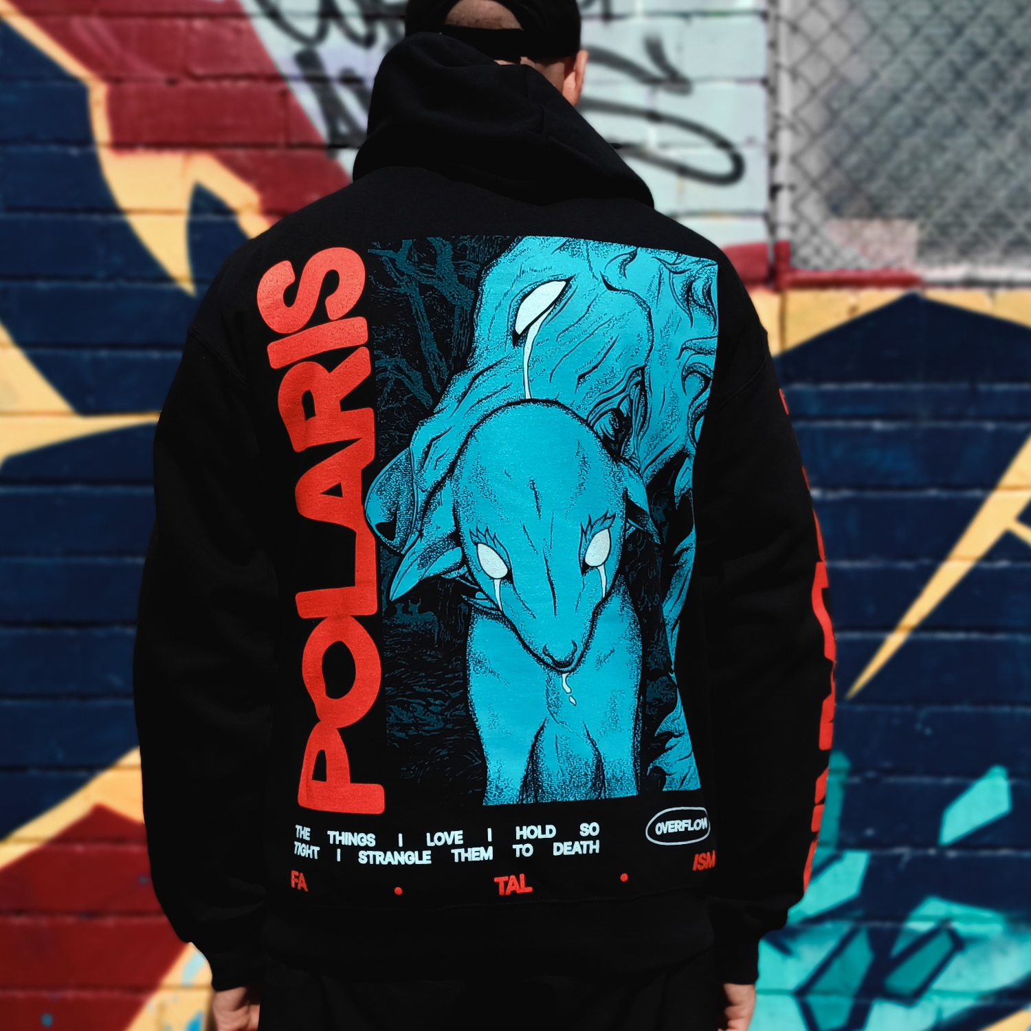 Overflow Hoodie (Black) T-Shirts, Sweatshirt | CoreVibeTees.com (Image 3)