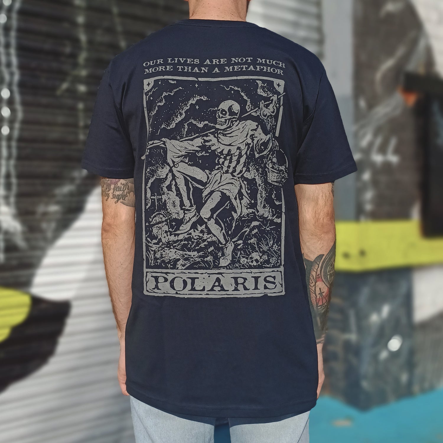 Tarot Tee (Navy) Hoodie, Sweatshirt | CoreVibeTees.com (Image 3)