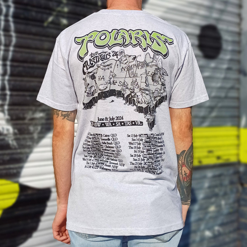 Tour Australis Tee (White Marle) Hoodie, Sweatshirt | CoreVibeTees.com (Image 3)