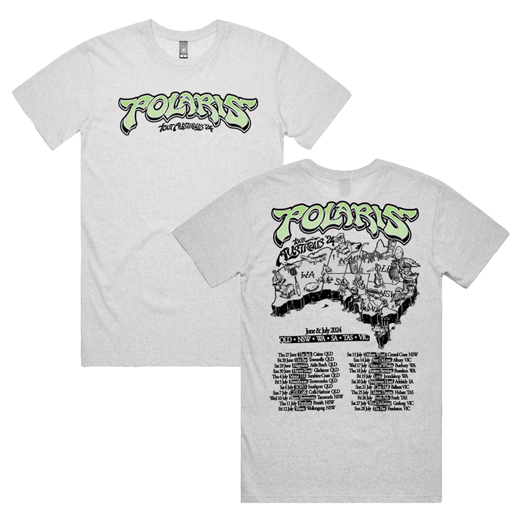 Tour Australis Tee (White Marle) Hoodie, Sweatshirt | CoreVibeTees.com (Image 1)
