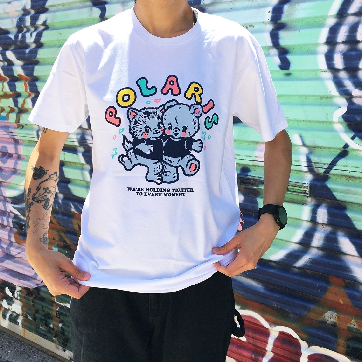 Cute T-Shirt (White) Hoodie, Sweatshirt | CoreVibeTees.com (Image 2)