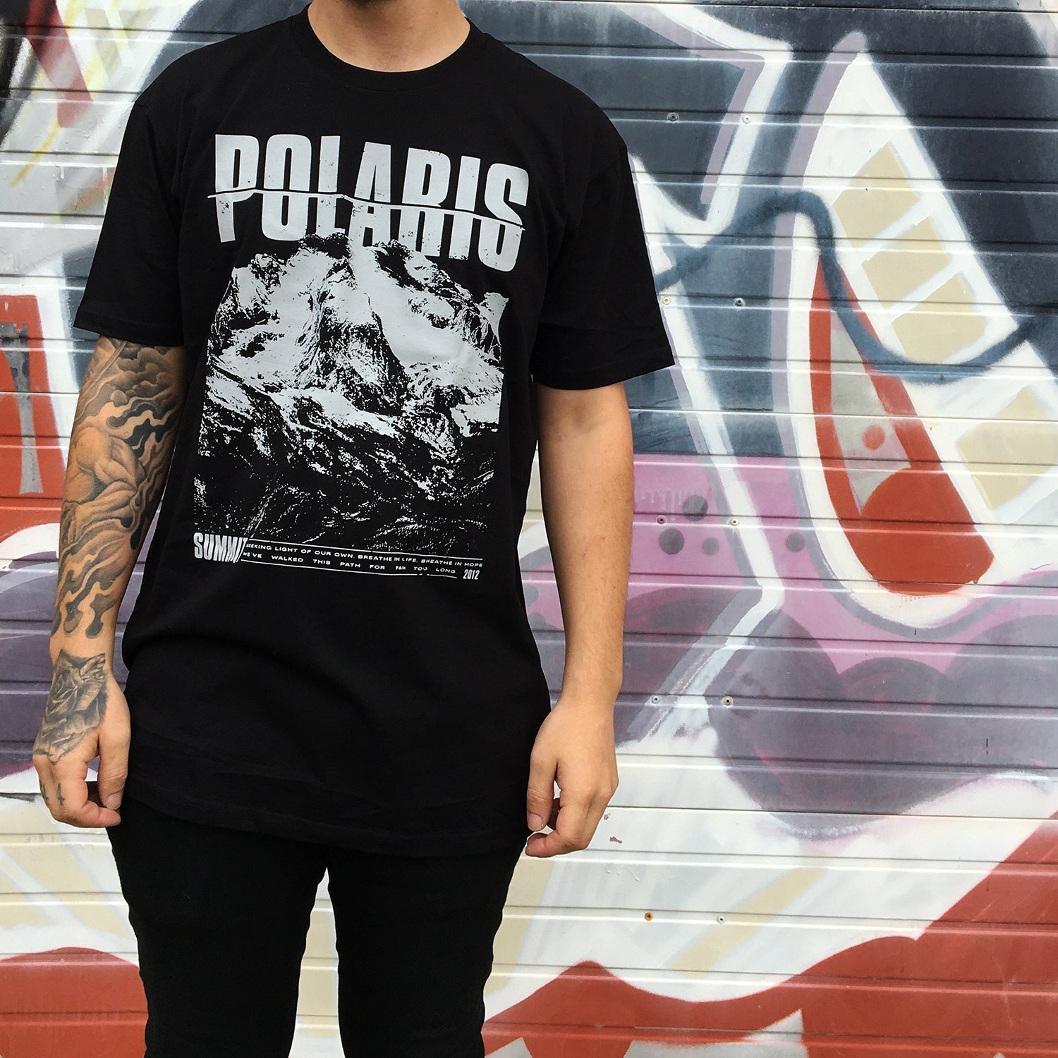 Summit Tee (Black) Hoodie, Sweatshirt | CoreVibeTees.com (Image 2)