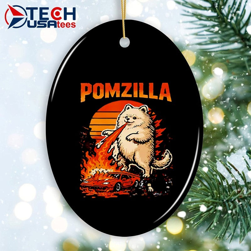 Pomzilla Pomeranian dog monster pom dog lover shirt
