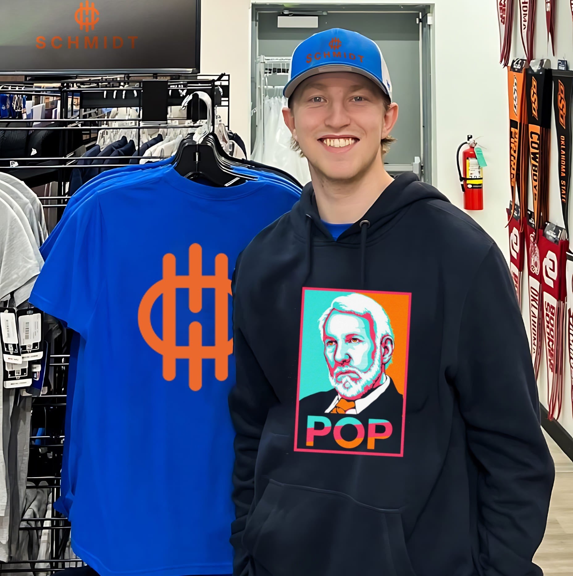 Pop Spurs Fiesta Popovich Parody Poster shirt