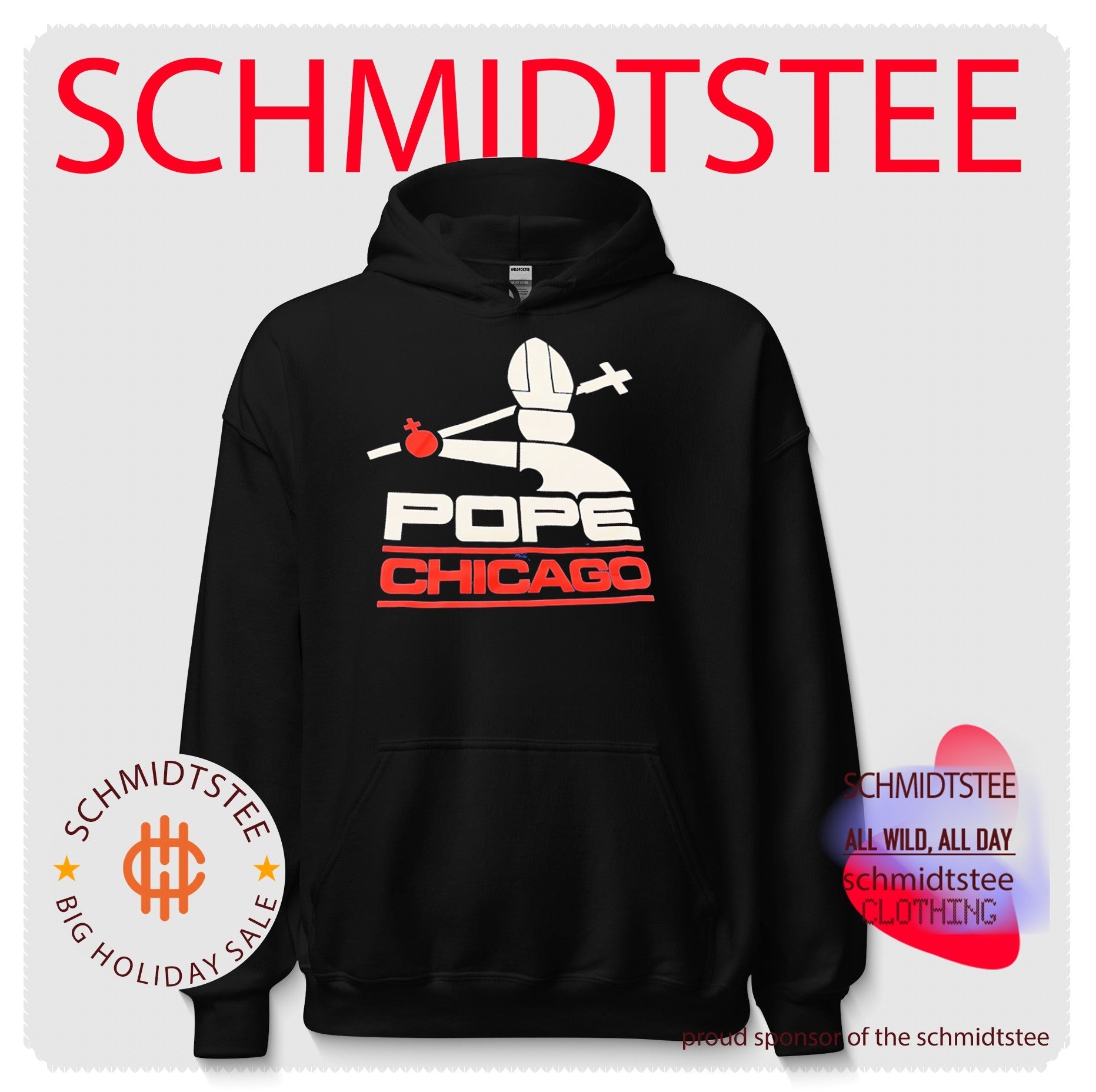 Pope Chicago logo shirt