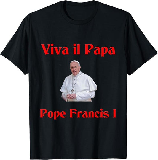 Pope Francis T-Shirt, Christian Apparel, Vatican Shirt, Faith Gift
