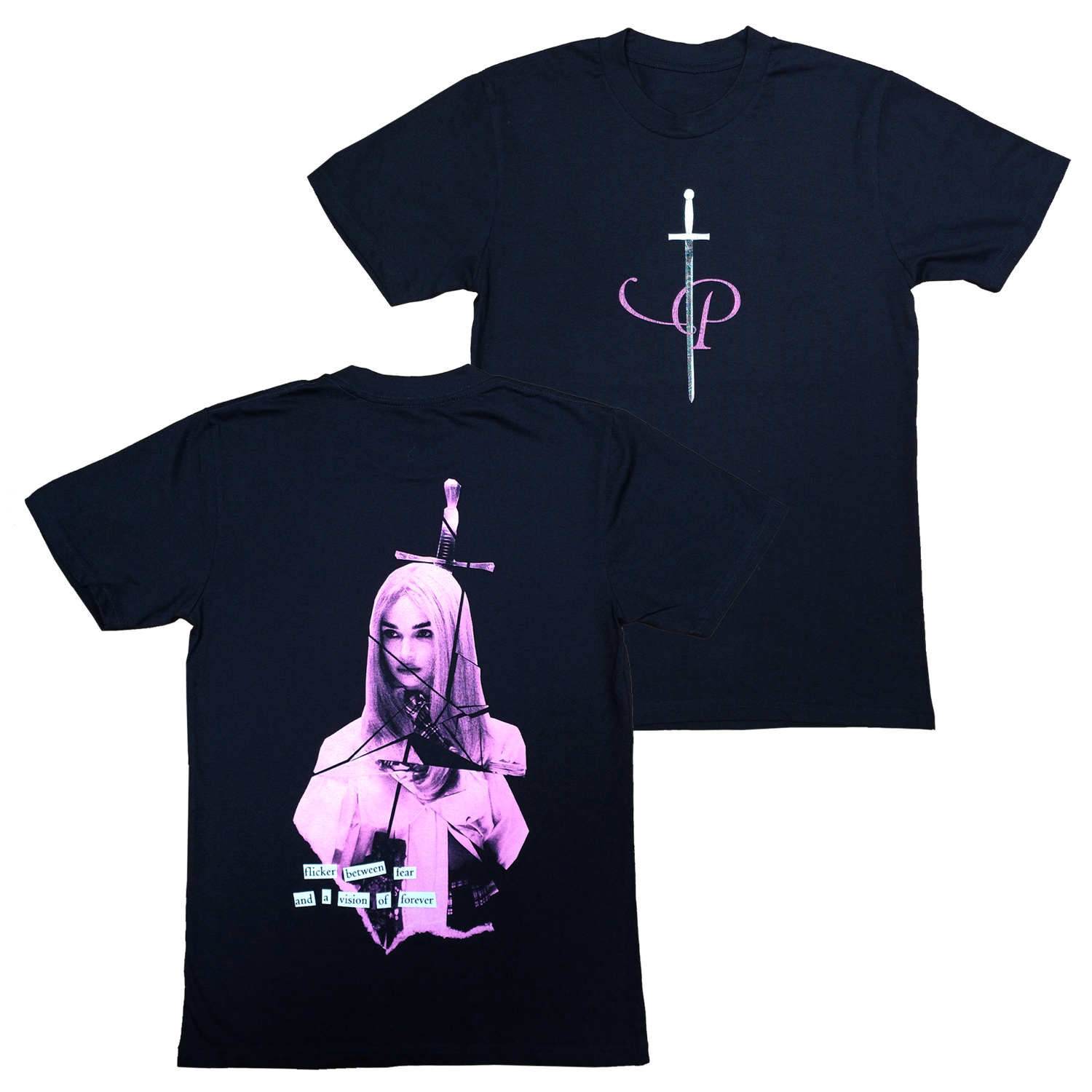 Flicker T-Shirt (Black) Hoodie, Sweatshirt | CoreVibeTees.com (Image 1)