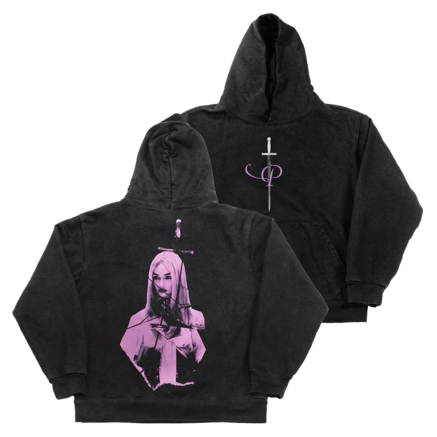Flicker Hoodie (Black) T-Shirts, Sweatshirt | CoreVibeTees.com (Image 1)