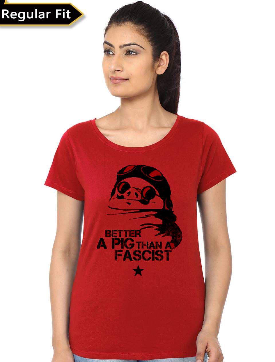 Porco Rosso Better A Pig Than A Fascist T-Shirt Hoodie, Sweatshirt | CoreVibeTees.com