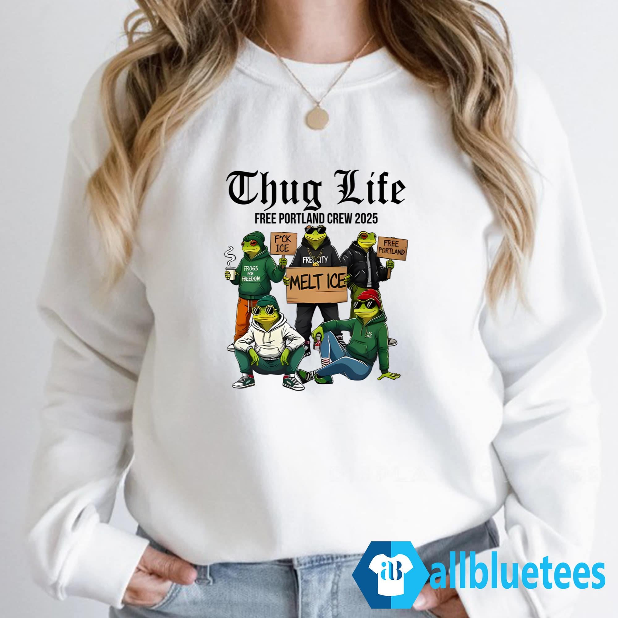 Portland Frog Thug Life Shirt