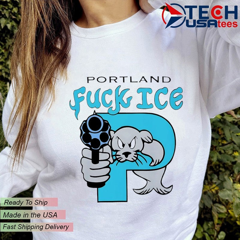 Portland fck ICE Seal gun shirt