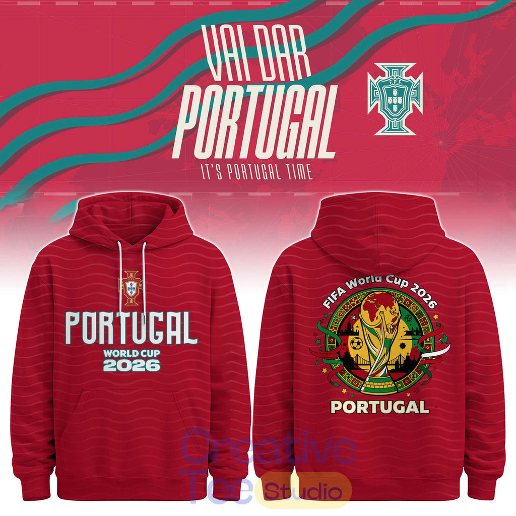 Portugal Soccer Team Special World Cup 2026 Special Tee Hoodie