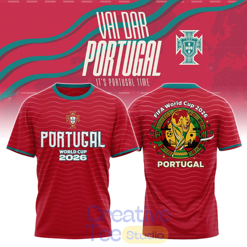 Portugal Soccer Team Special World Cup 2026 Special Tee Hoodie