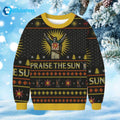 Praise The Sun Ugly Christmas Sweater
