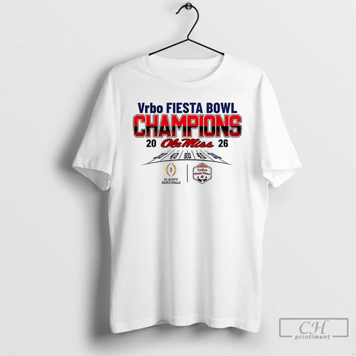 Premium 2026 Ole Miss Fiesta Bowl Champions Hotty Toddy T-Shirts, Hoodie, Sweatshirt | CoreVibeTees.com