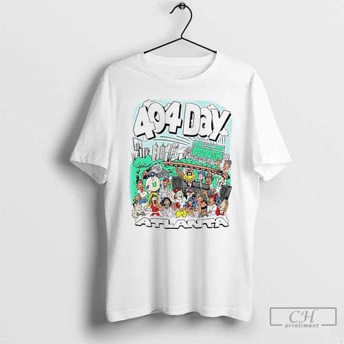 Premium 404 Day Atlanta Caricature T-Shirts, Hoodie, Sweatshirt | CoreVibeTees.com