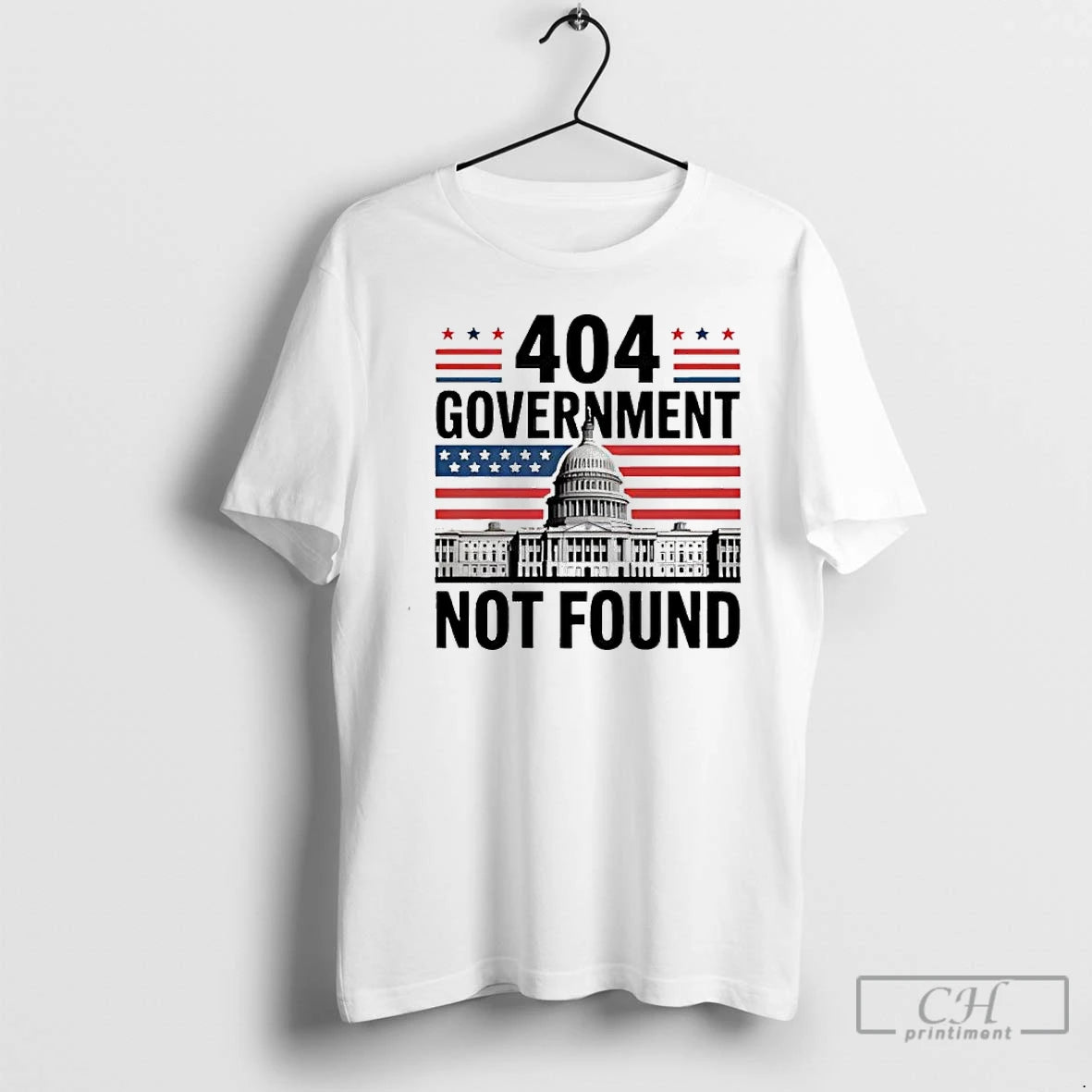 Premium 404 Government Not Found Vintage T Shirts