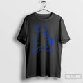 Premium A Detailed Map Of Chicagos L Train Tee