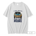 Premium A Girl And Her Dog And Her Mini Car Tee